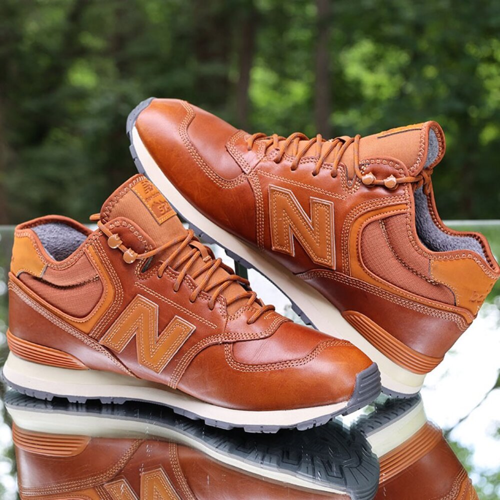 New Balance 574 Mid Rich Brown - Picture 8 of 13